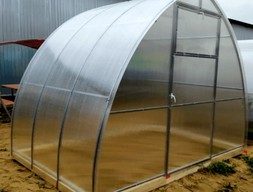 Теплица каплевидная 3х4 Капелька оц.труба 25*25